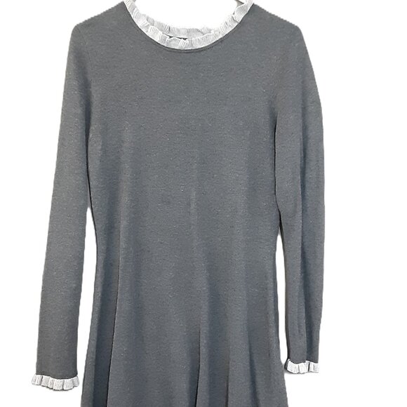 Adrian Vittadini Woman's Fall/Winter Dress Size Large, Long Sleeve, Gray - Picture 1 of 9